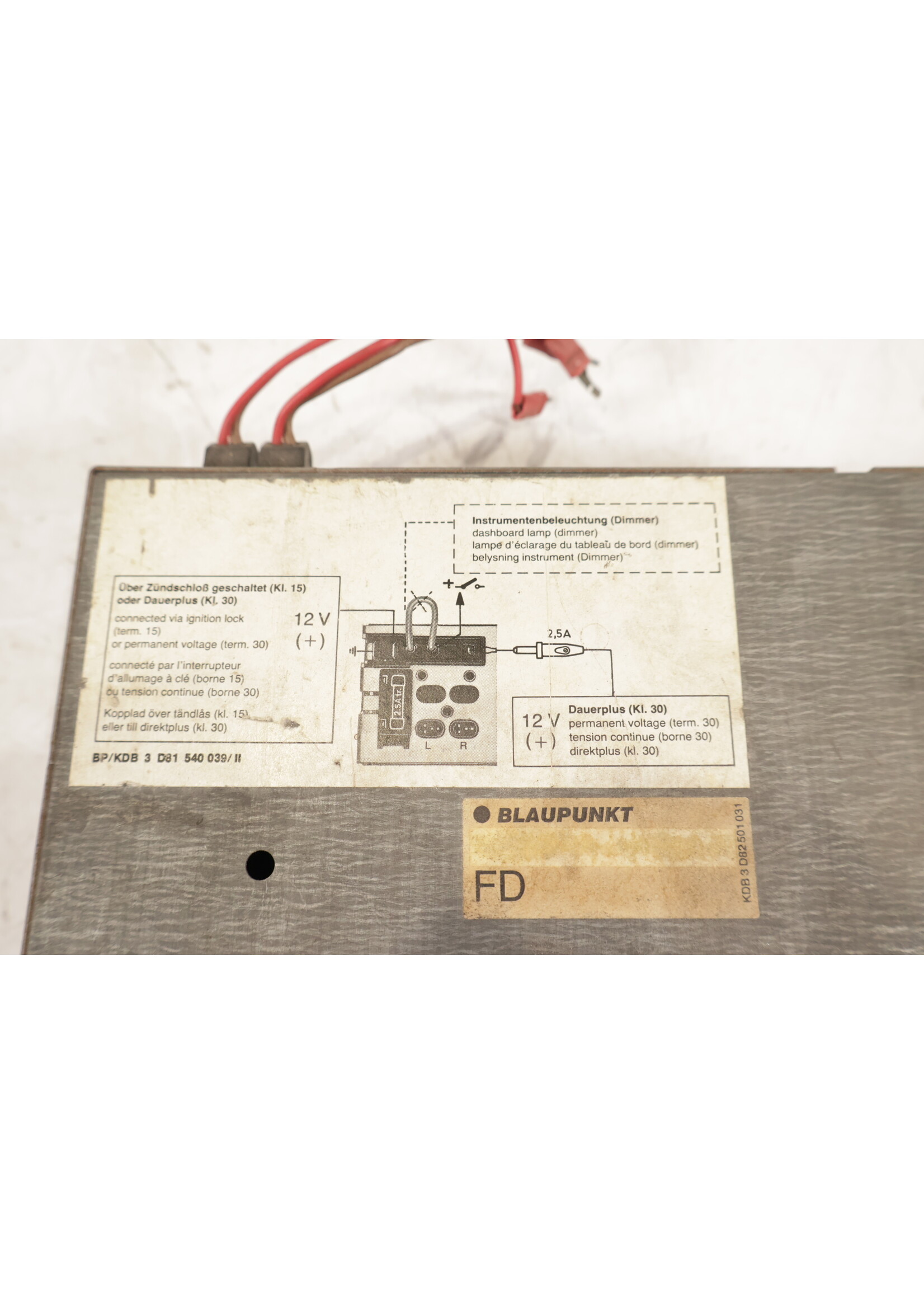 BMW BMW Oldtimer Blaupunkt Oslo SM21 Radio FM/AM für verschiedene Modelle