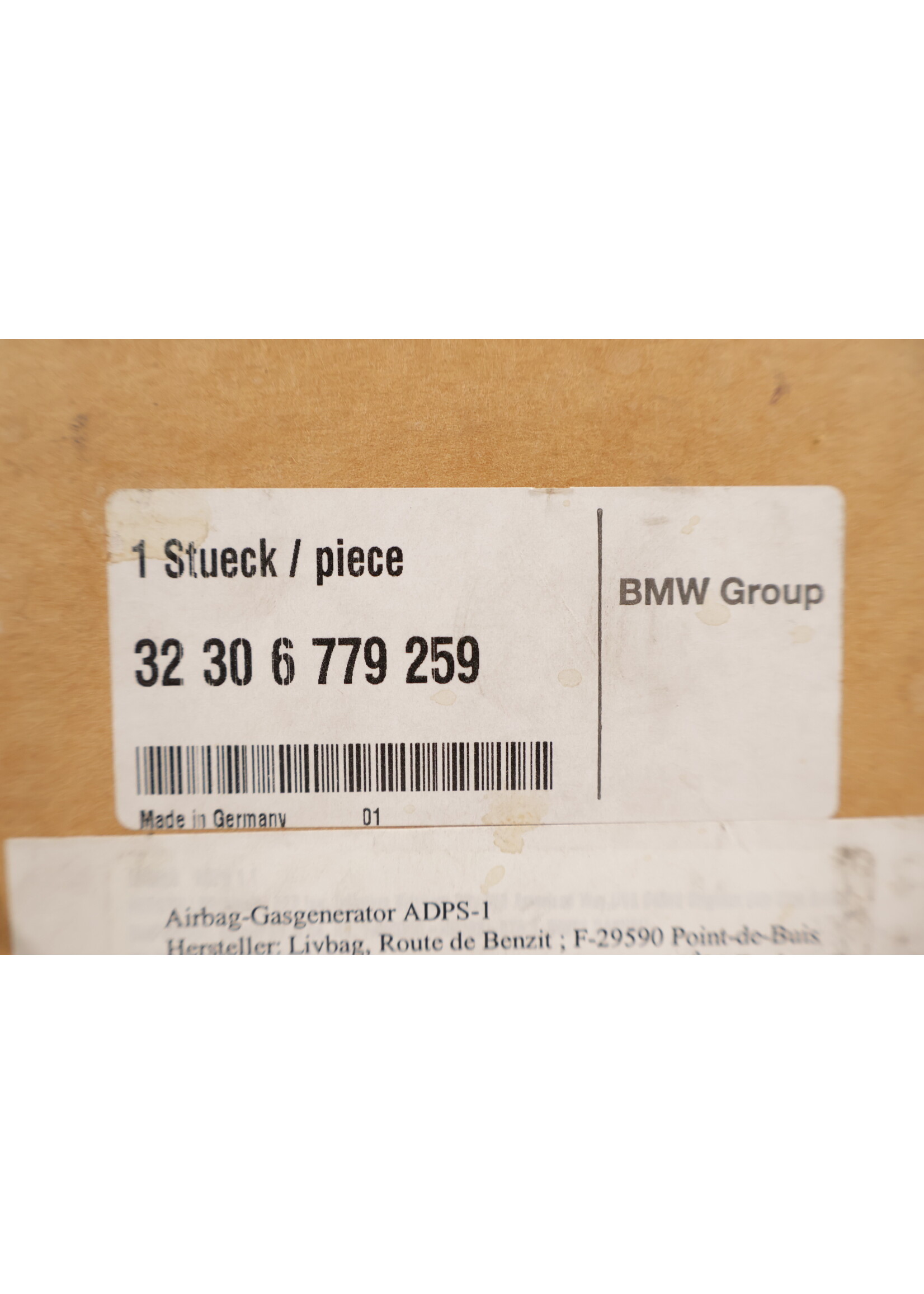 BMW MINI Cooper R50 R53 OEM Stuur airbag NIEUW! 32306779259 6779259