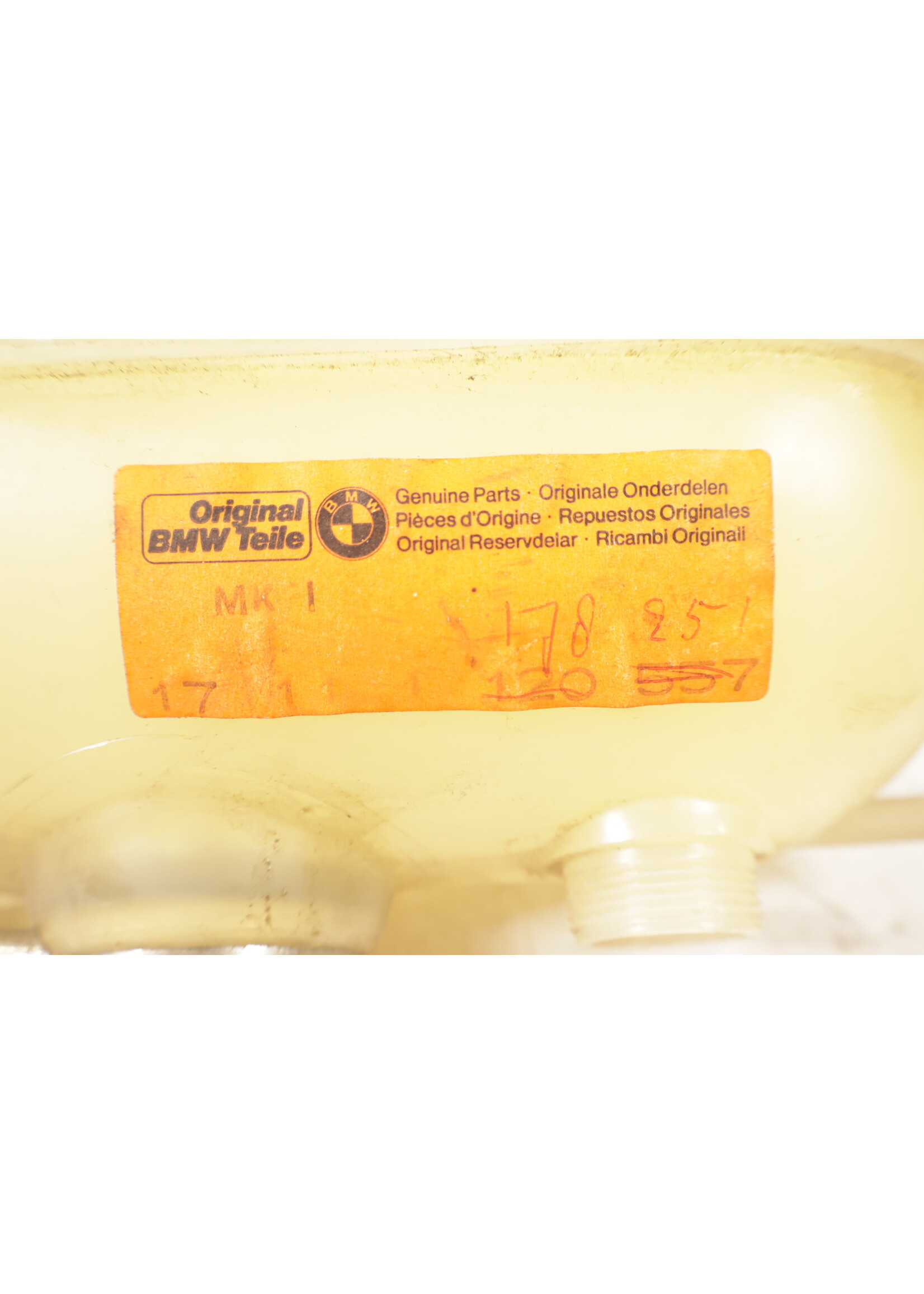BMW BMW E23 7 Series OEM Coolant expansion tank NEW! 17111120557 17111178251