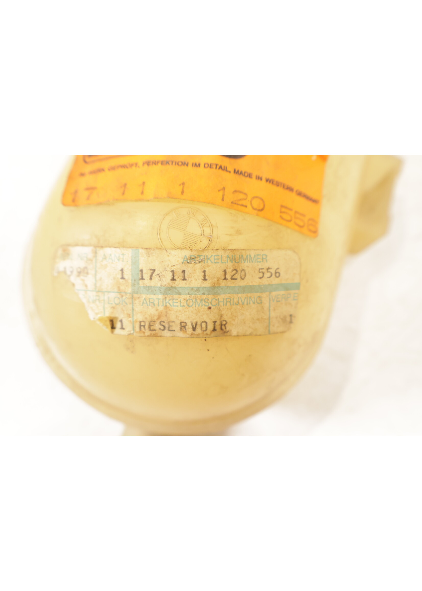 BMW BMW E23 7 Series OEM Coolant expansion tank NEW! 17111120556