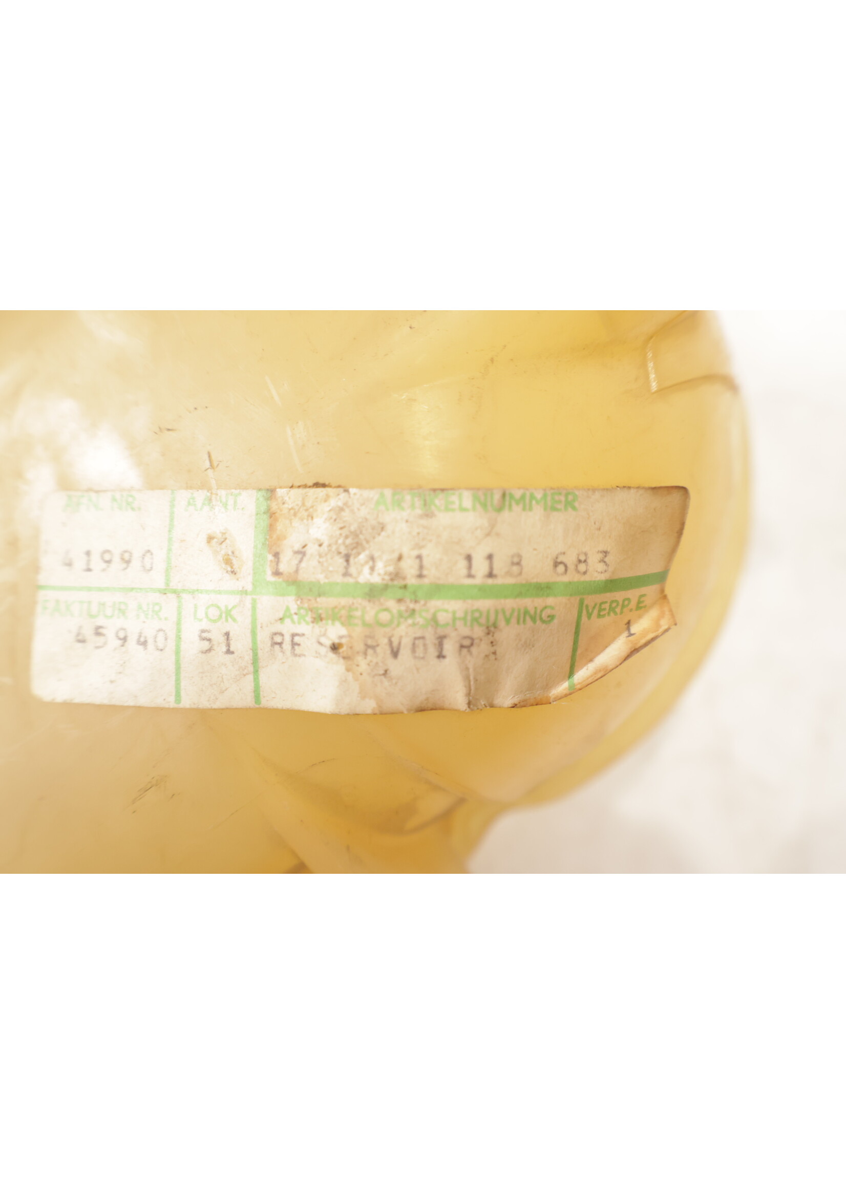 BMW BMW E23 7er OEM Kühlmittelausgleichsbehälter NEU! 17111118683