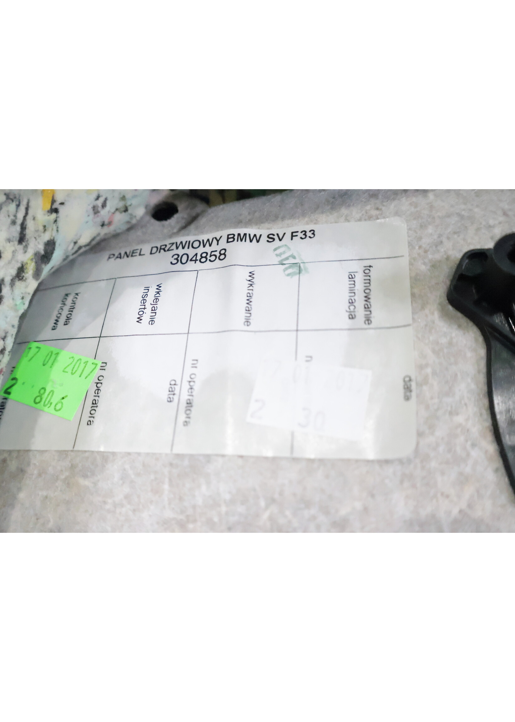 BMW BMW F32 F33 F82 F83 4 Series OEM Upholstery panel rear left NEW! 51437395469