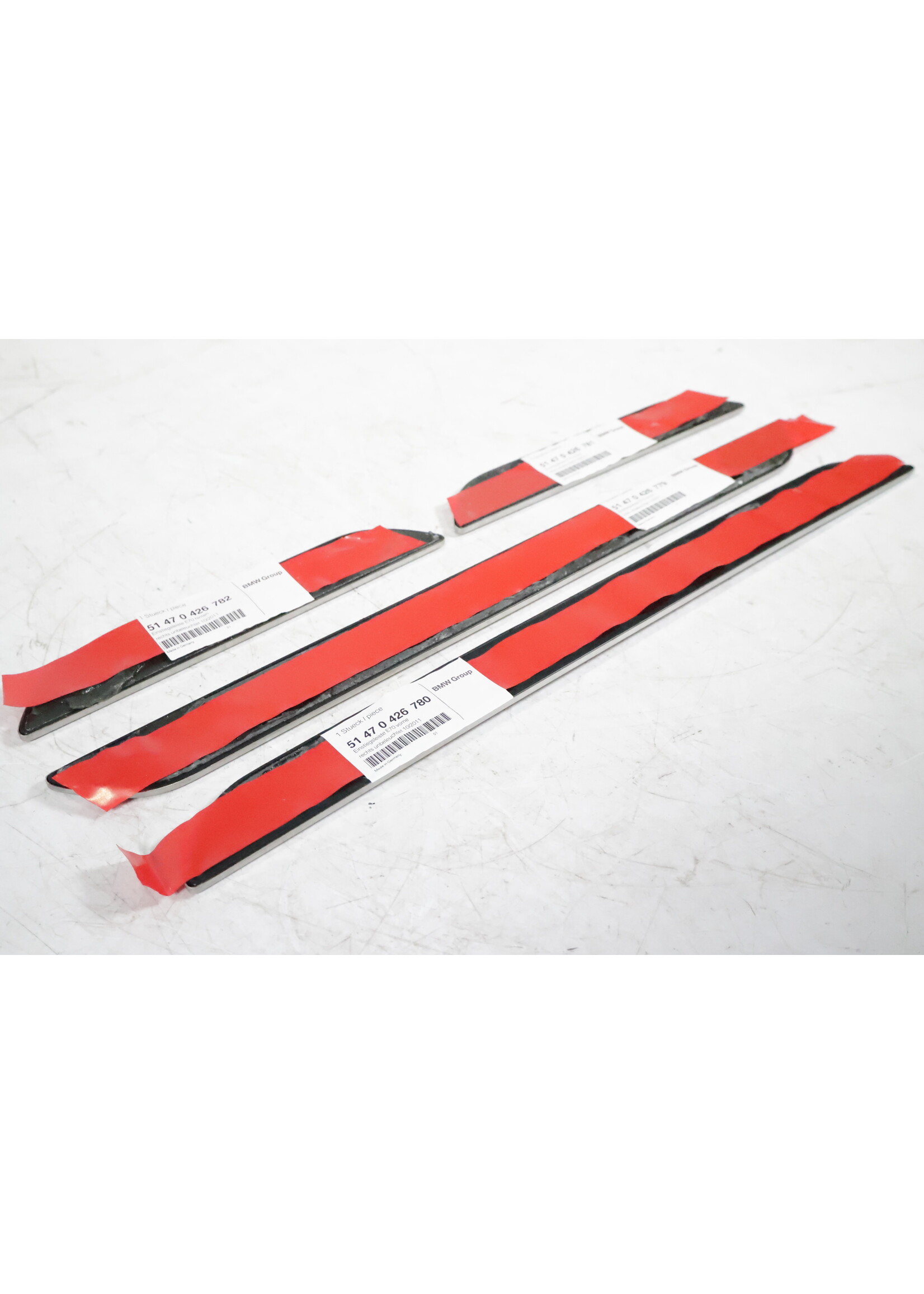 BMW BMW X5 X6 E70 E71 OEM M-Package door sill set NEW! 51470426783