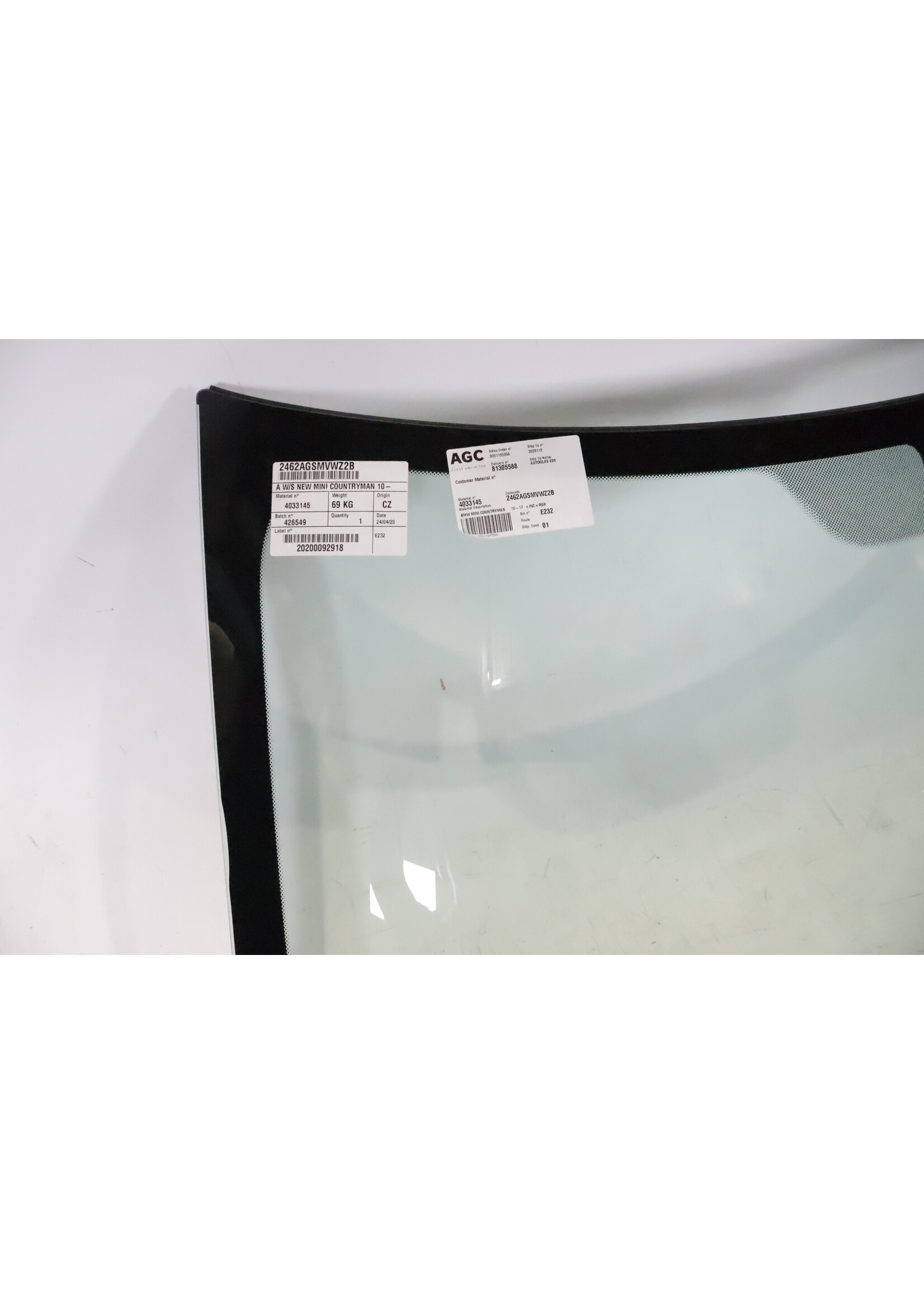 BMW MINI Countryman R60 Windscreen with rain sensor NEW! 51319808682