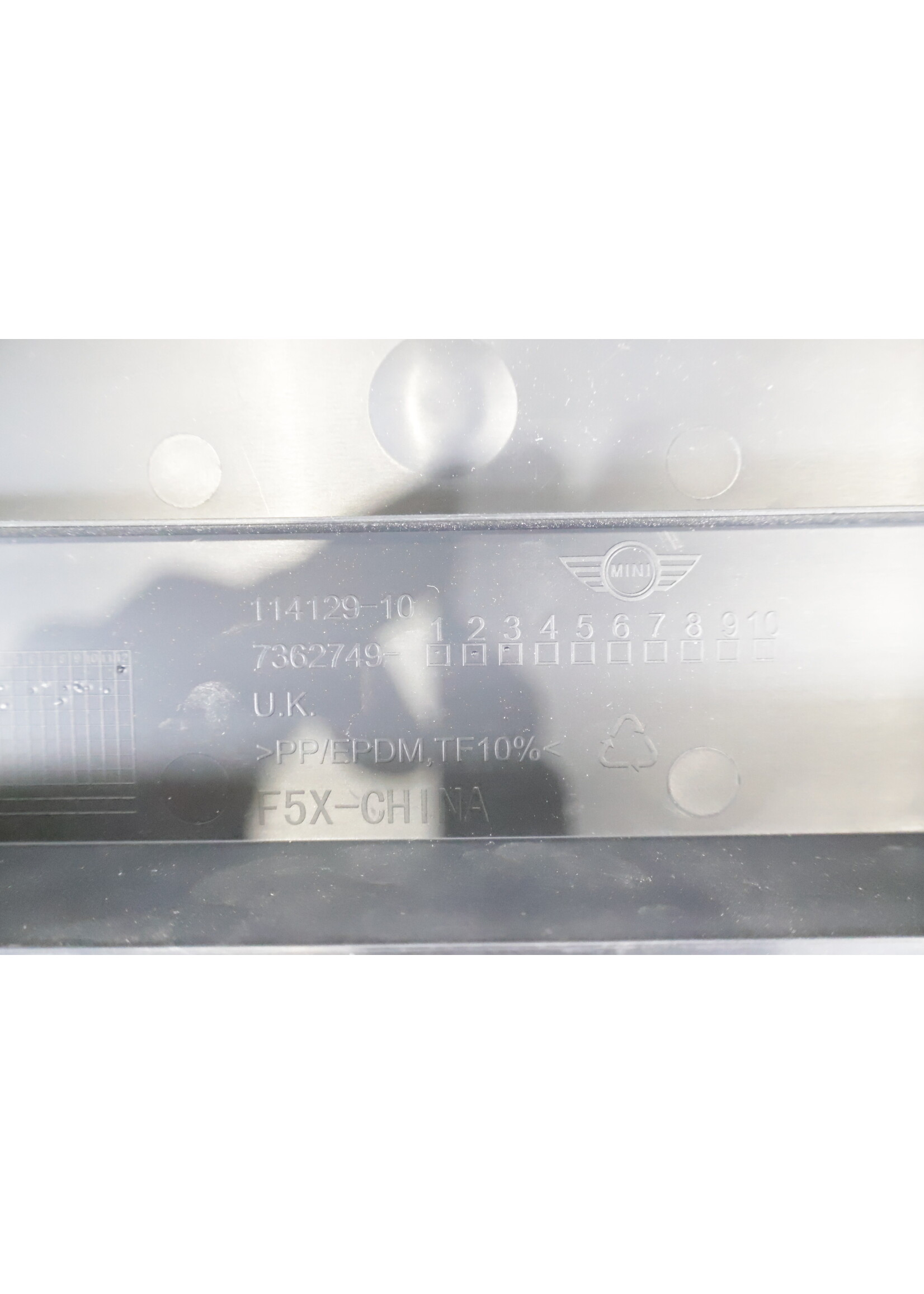 BMW MINI Cooper F55 F56 F57 OEM License Plate Holder NEW! 51137362749 7362749