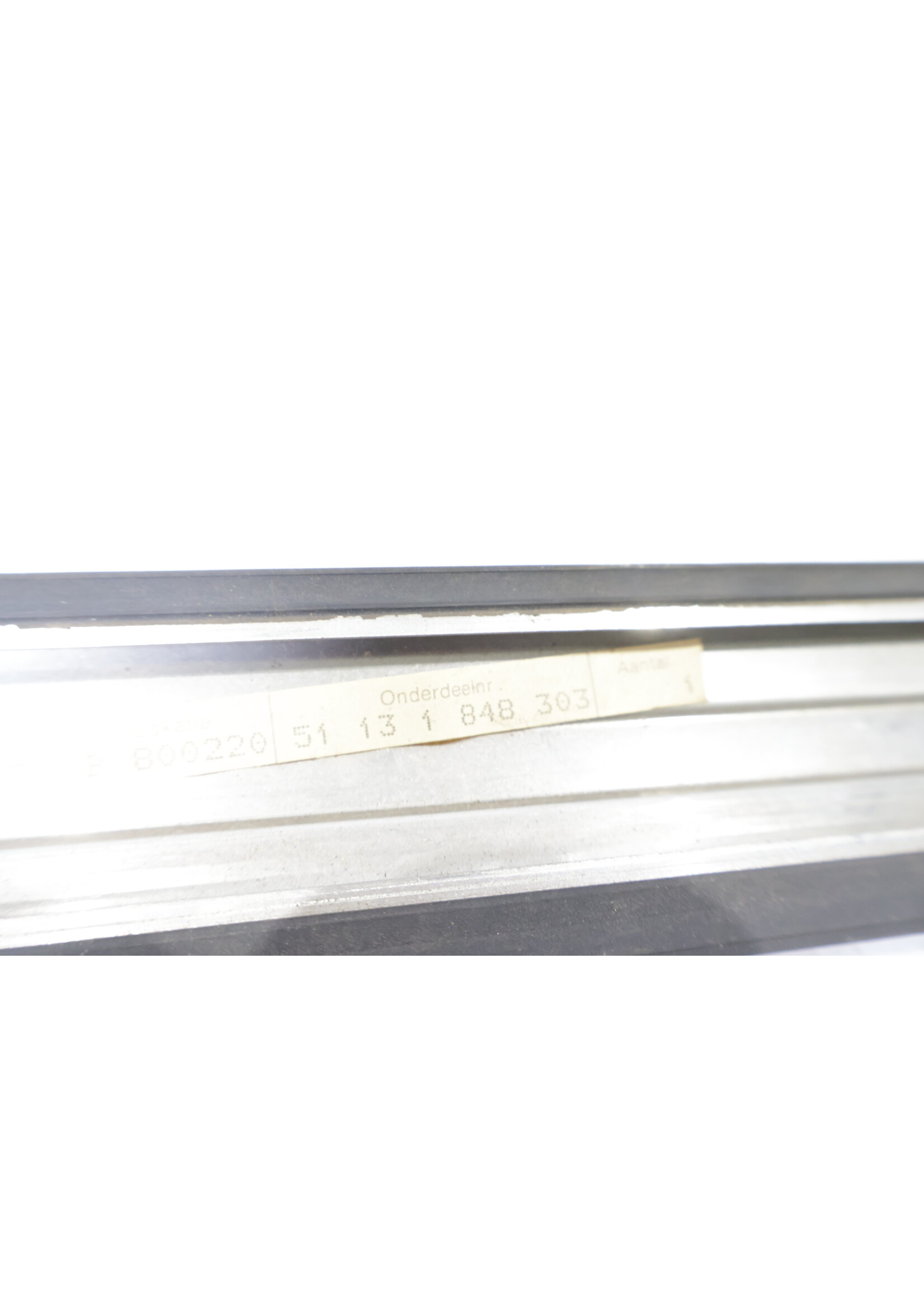 BMW BMW 7 Series E23 OEM Door left bumper molding NEW! 51131848303