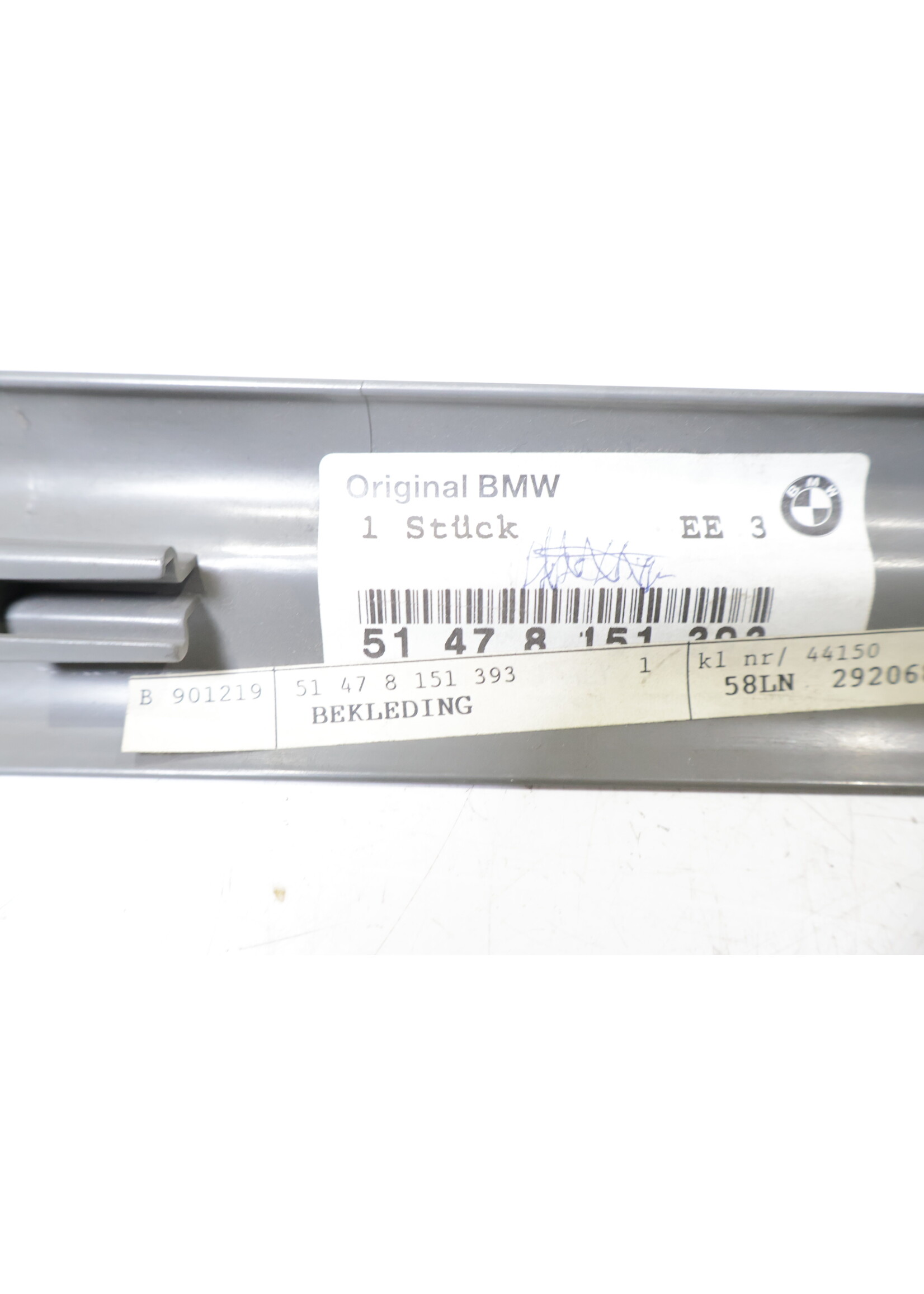 BMW BMW E36 3er Coupé OEM Türschweller innen grau NEU! 51478151393