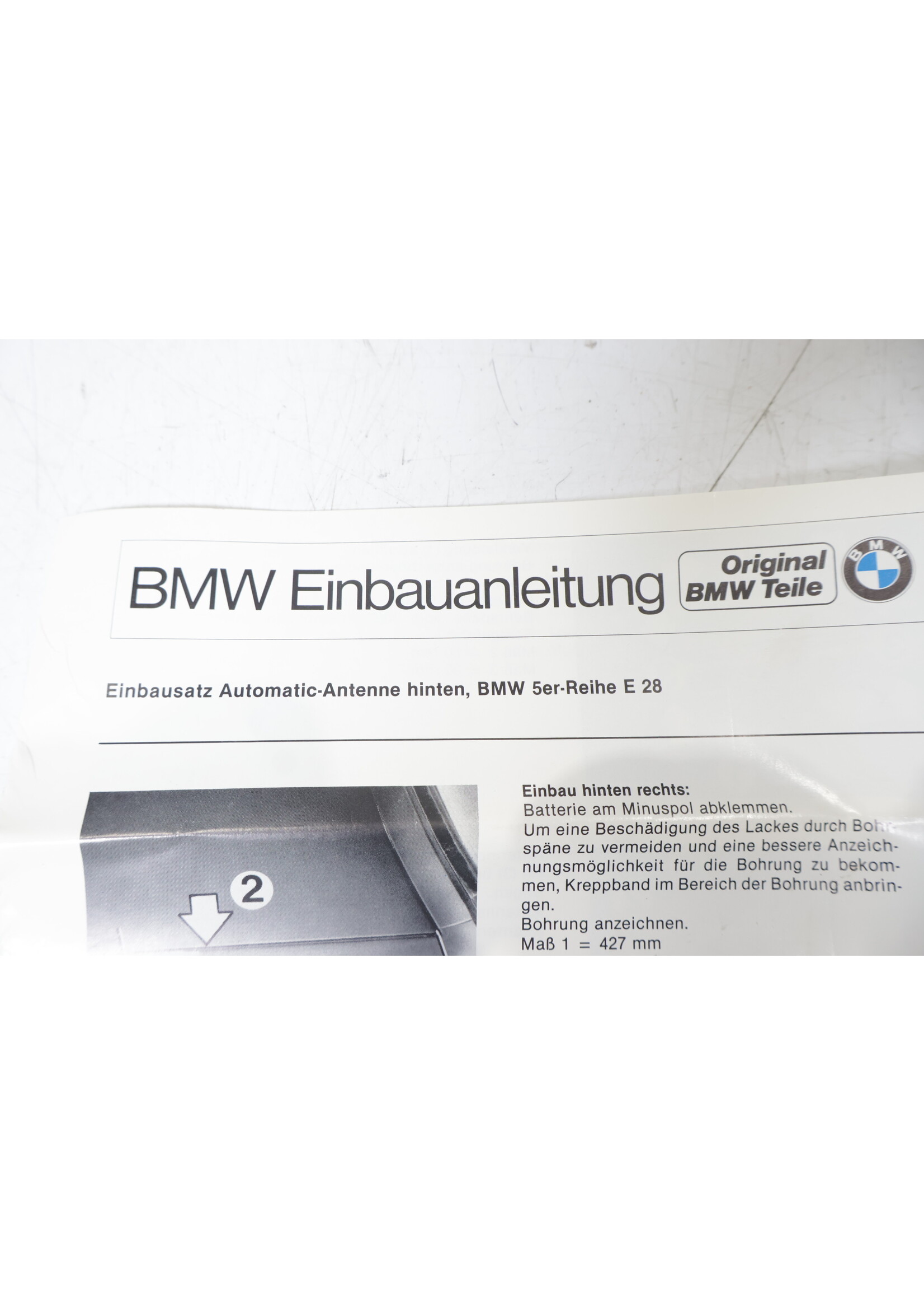 BMW BMW E28 5 Series OEM Automatic antenna set NEW! 65221369751 1369751