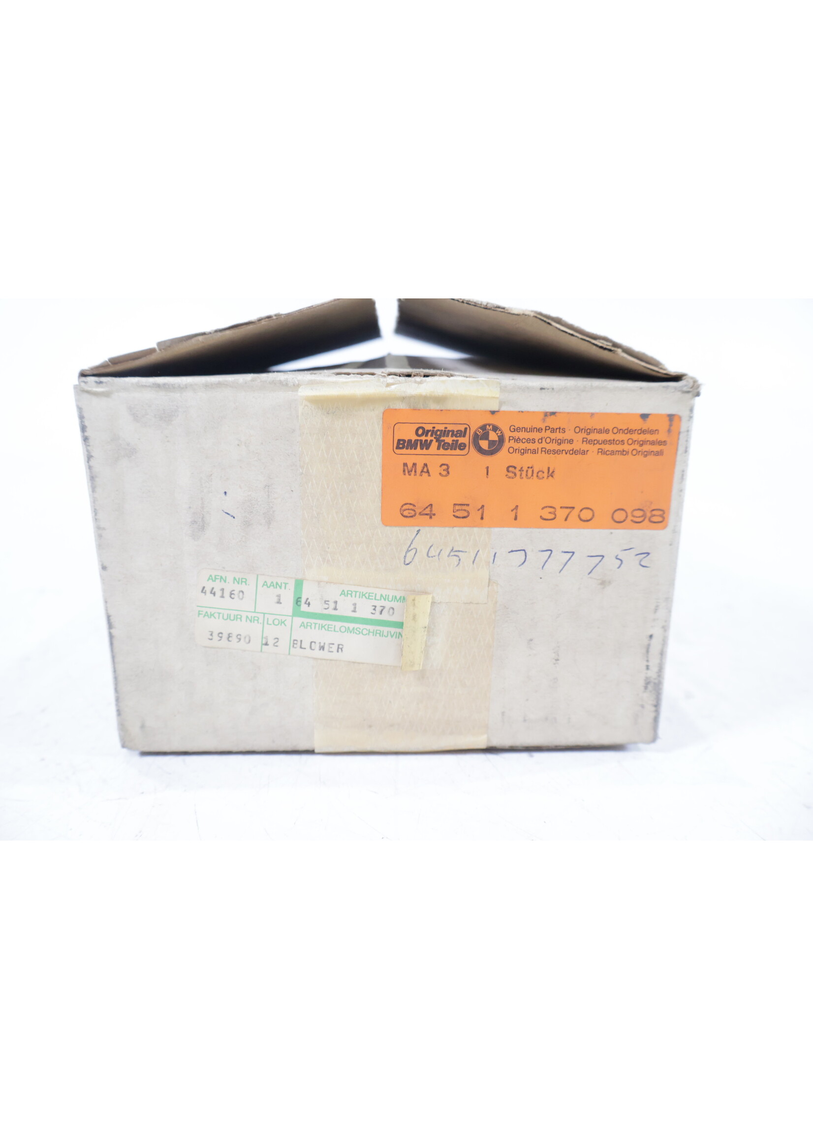 BMW BMW E28 5 Serie OEM Kachelmotor / kachel ventilator NIEUW! 64511377752