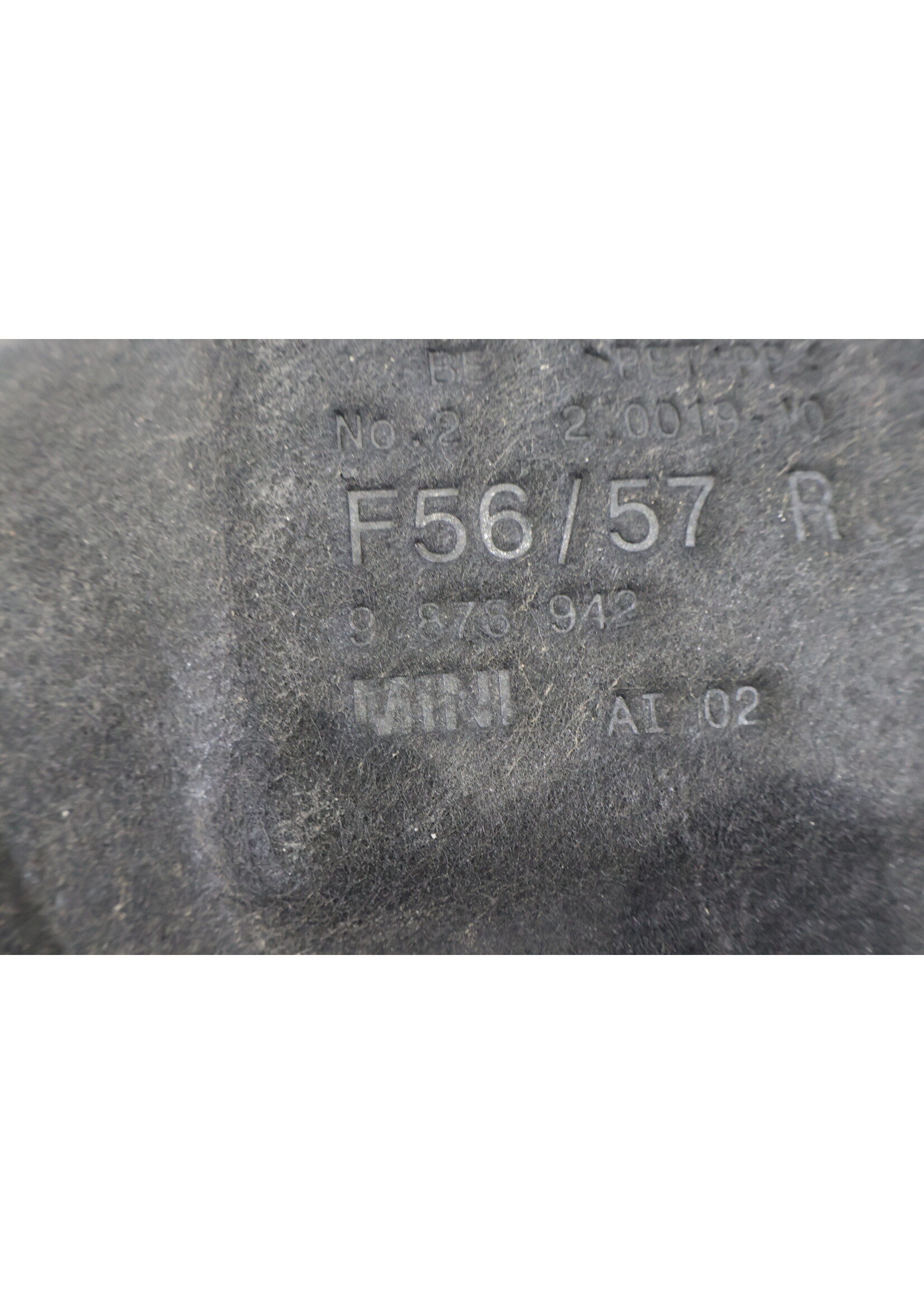 BMW MINI Cooper F56 F57 Rear right Wheel Arch Liner / Mudguard Liner 9878942 51219878942