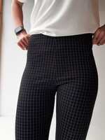 MadameLiz Flared pants cubes black / white