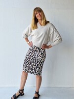 MadameLiz Pencil skirt| leopard | stretch | tall