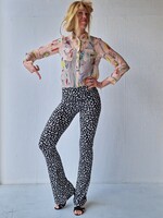 MadameLiz Flared legging | viscose | leopard