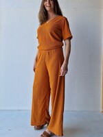 MadameLiz Tweedelige set | shirt | oranje
