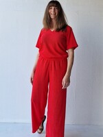 MadameLiz Two-piece set | shirt | red