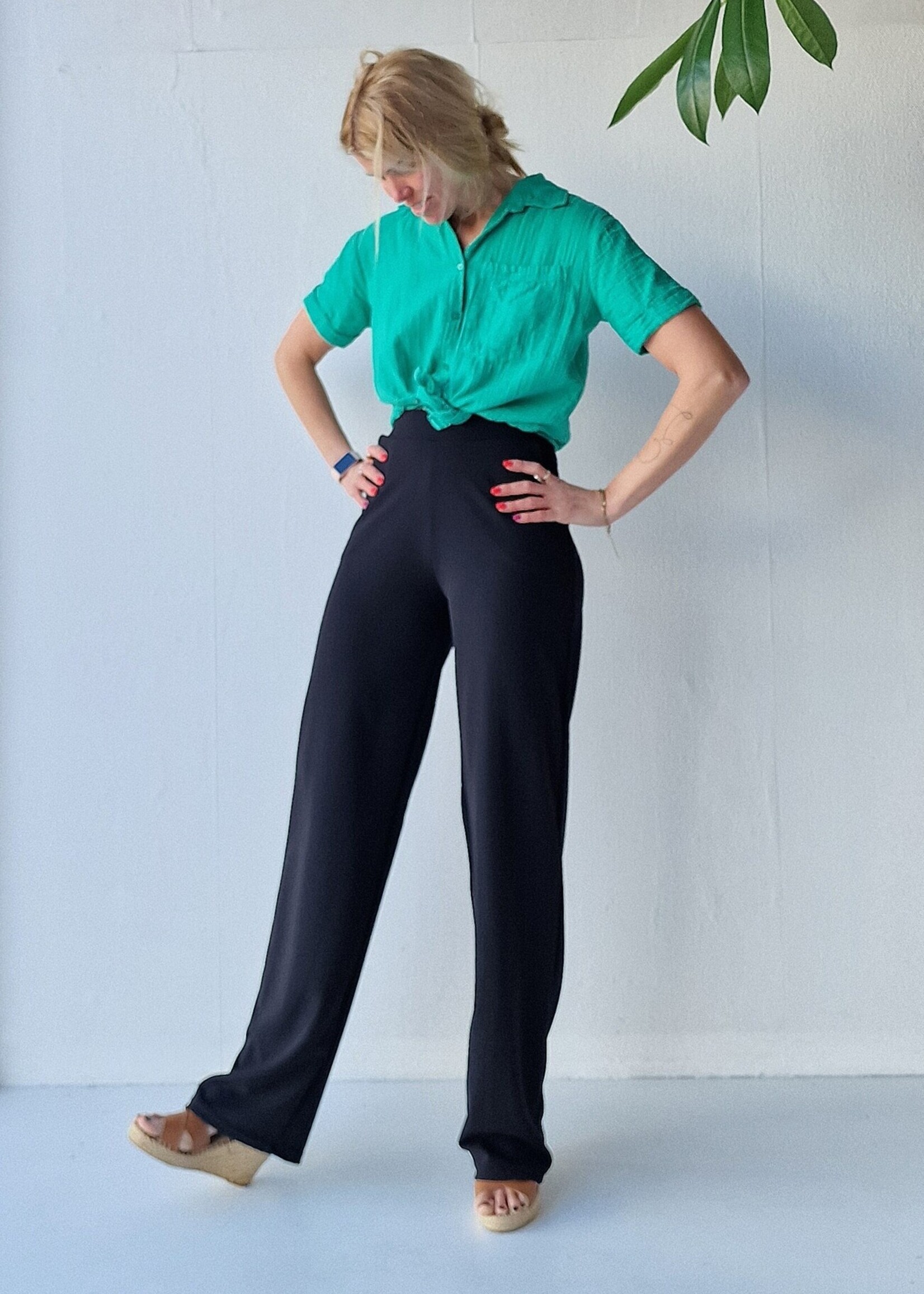MadameLiz Wide leg | black | extra lang