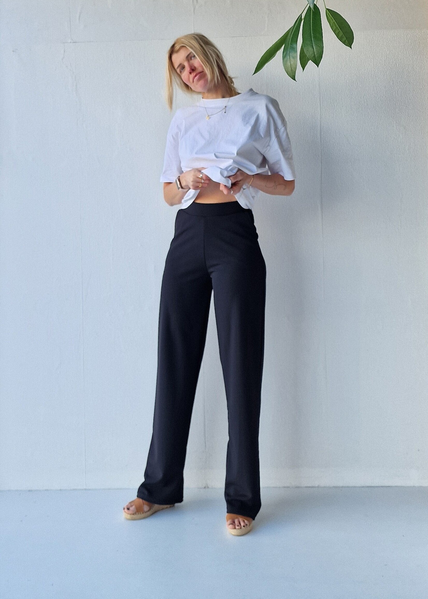 MadameLiz Wide leg | black | extra lang