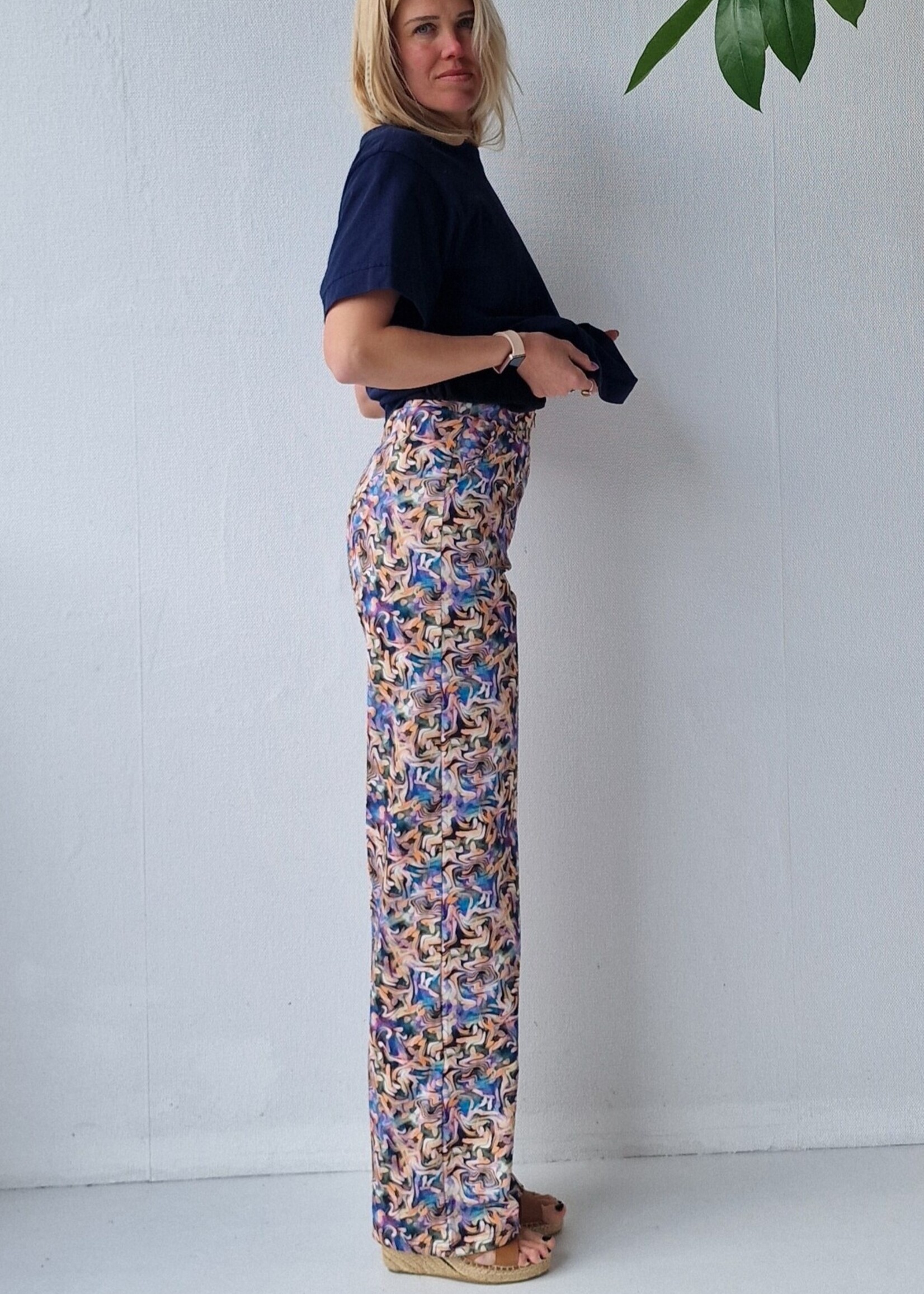 MadameLiz Extra lange wide leg | multicolour | tall  | lengtemaat 32, 34 en 36