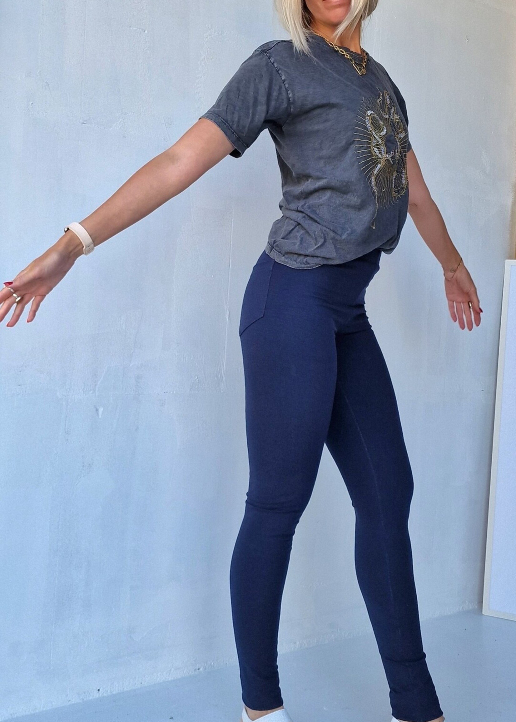 MadameLiz Extra long treggings jeans look blue | tall | length size 32, 34 and 36