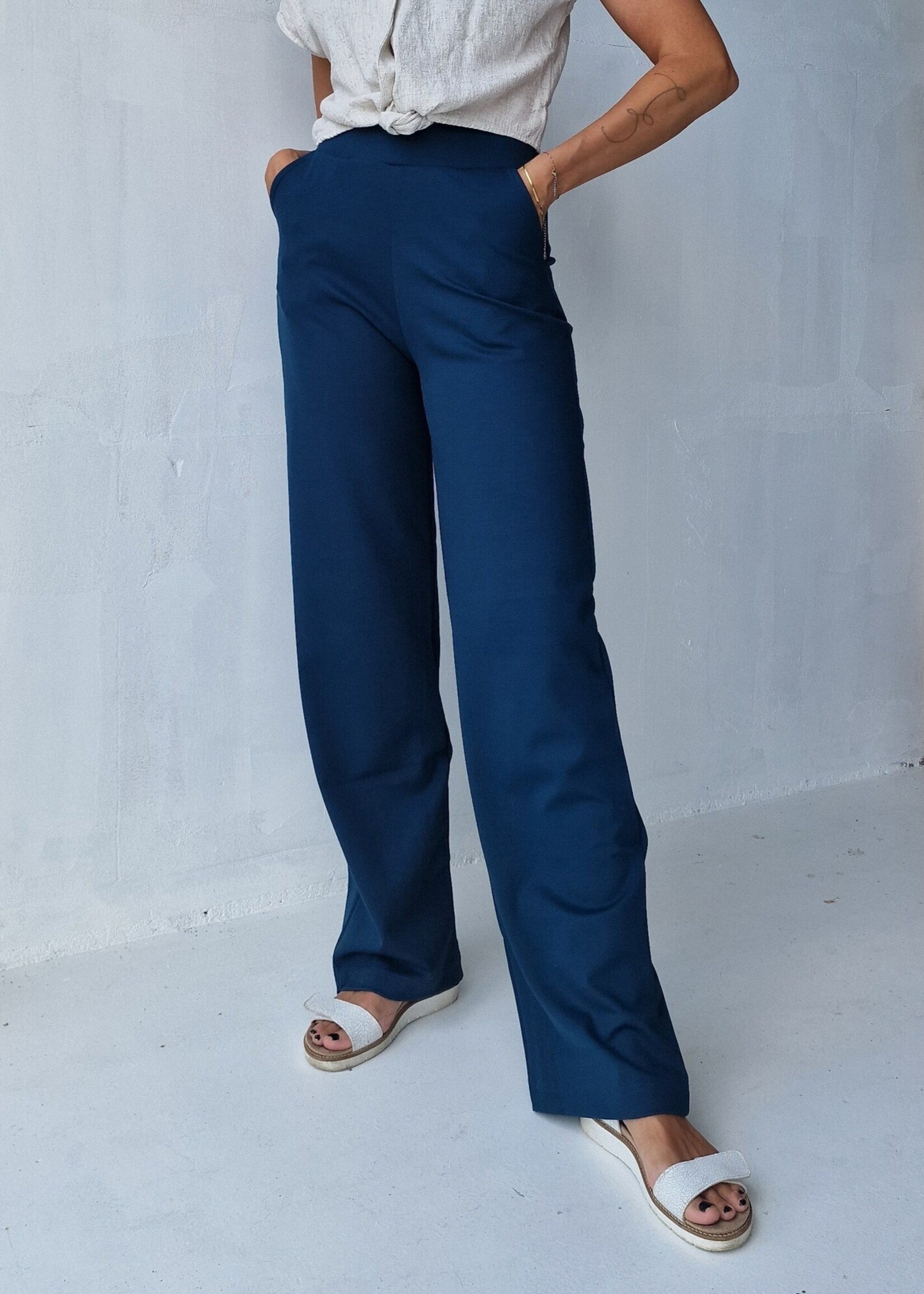 MadameLiz Extra lange wide leg | petrol | tall | länge 36