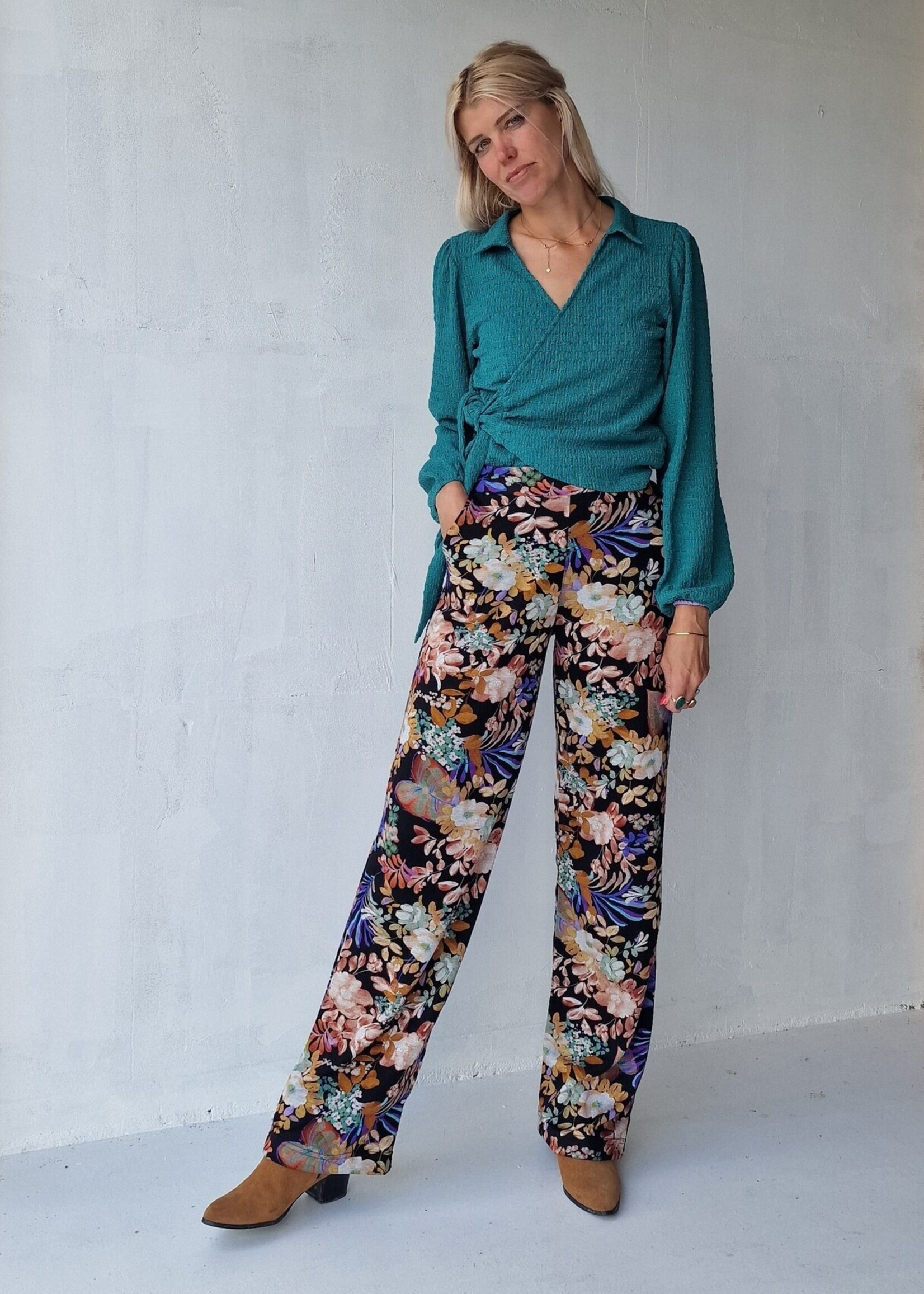 MadameLiz Wide leg in lengte "36 - Madame Liz - print