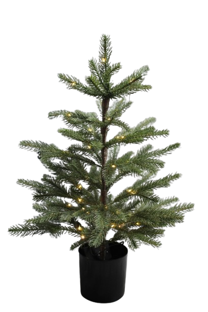 Künstlicher Weihnachtsbaum mit LED-Beleuchtung