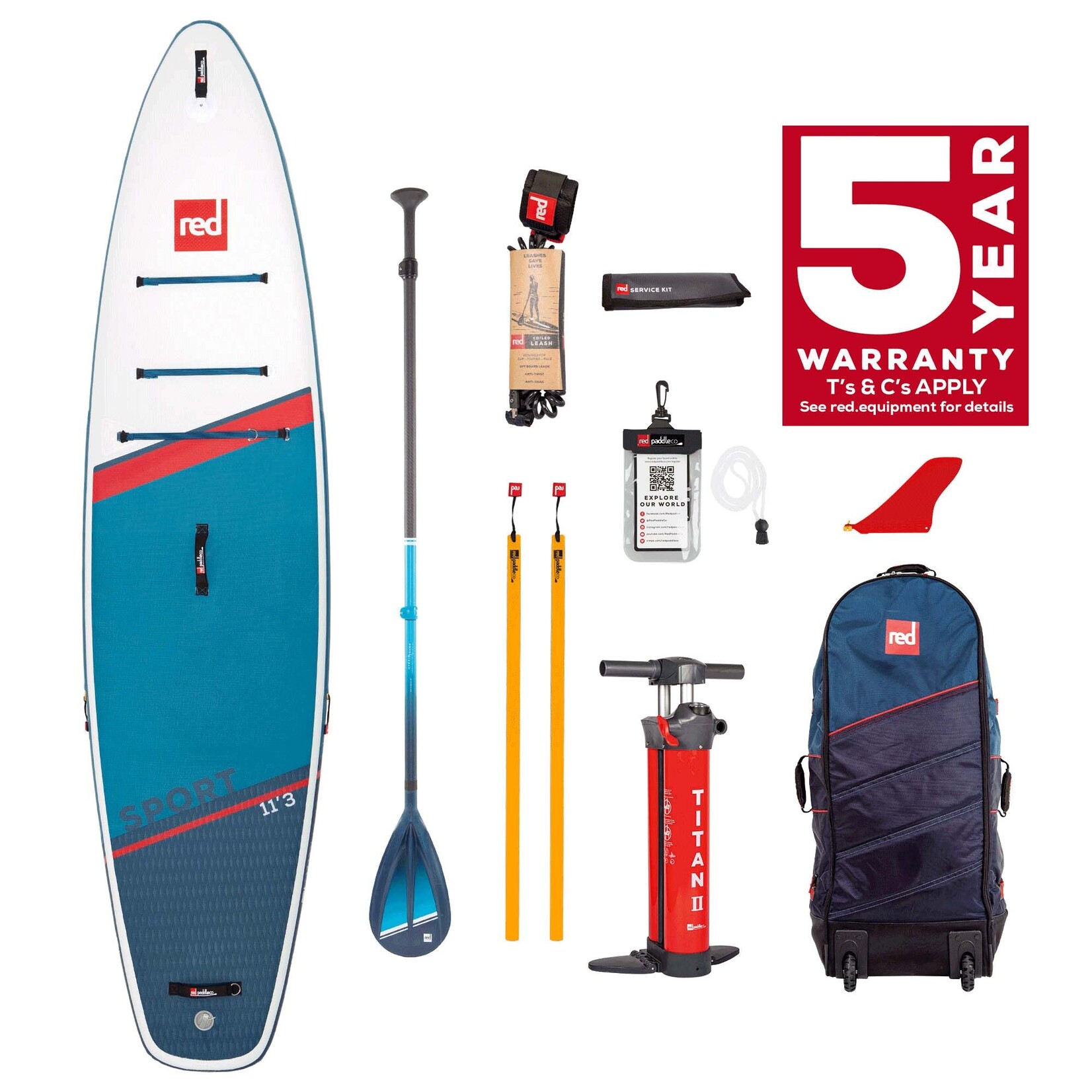 Red Paddle co. Red Paddle Sport 11´3 HT package