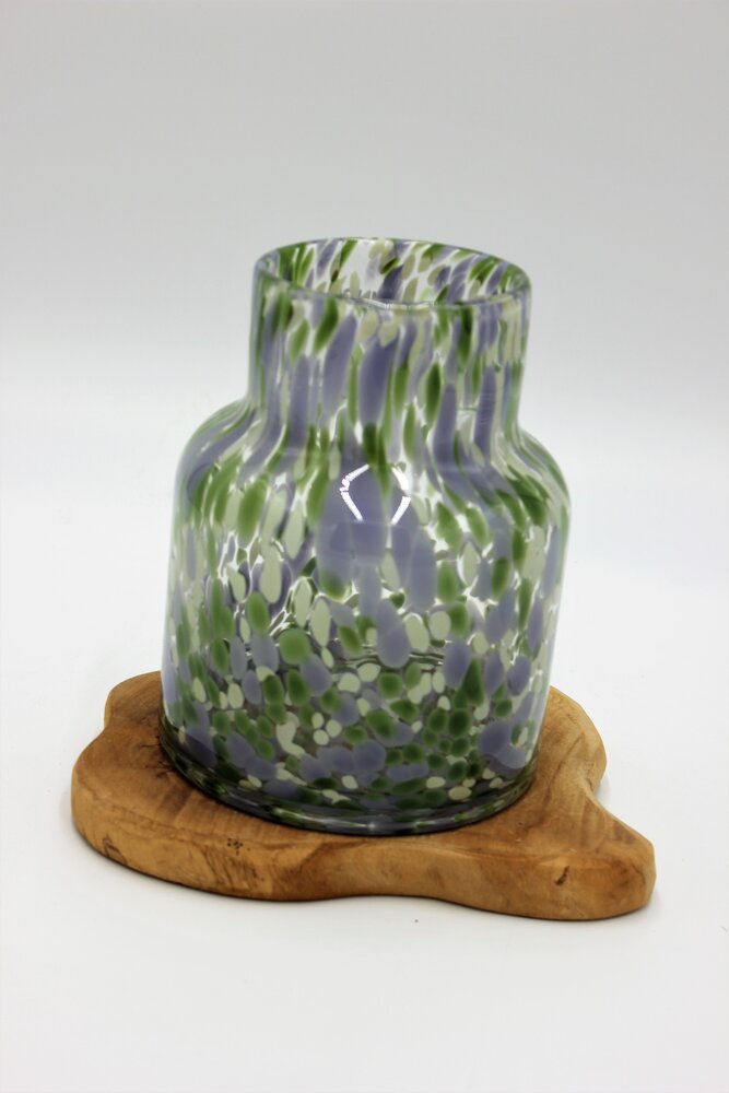 Vaas Groen Wit 20 cm