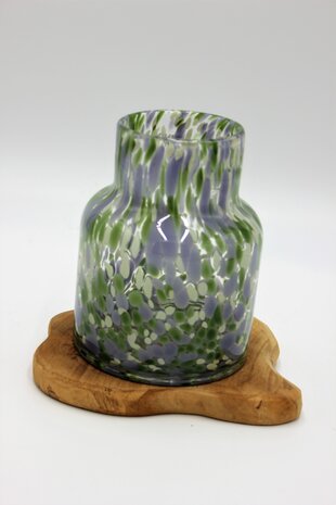 Vaas Groen Wit 20 cm