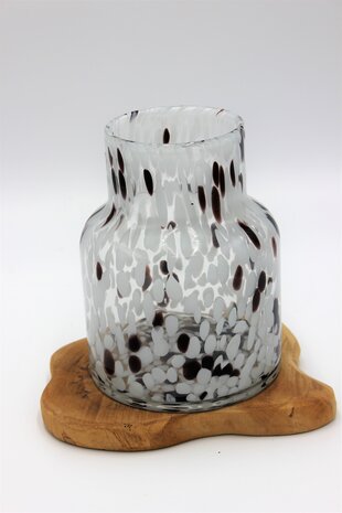 Vaas Zwart Wit 20 cm