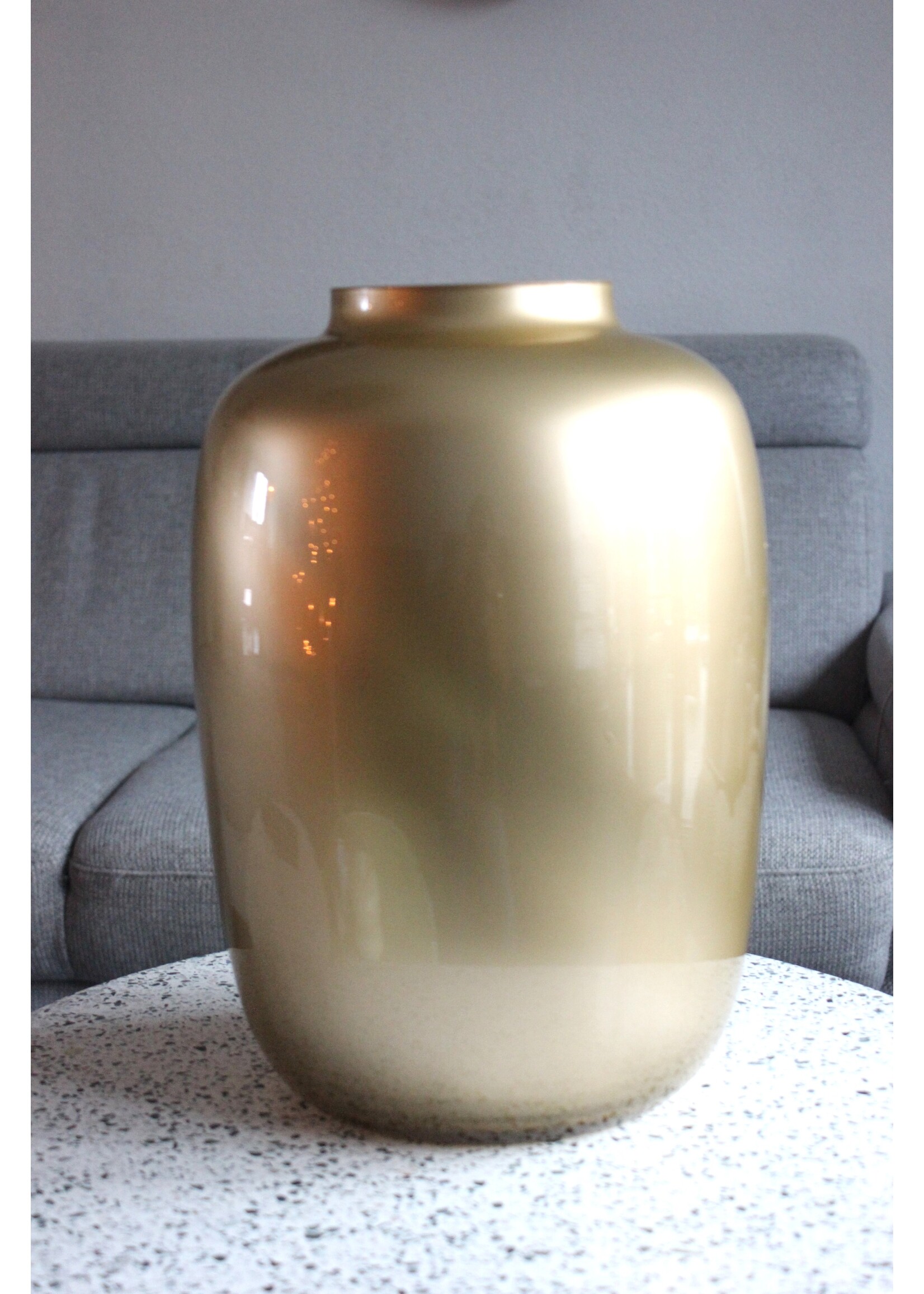 Vase of the world Gouden vaas M 35 cm hoog