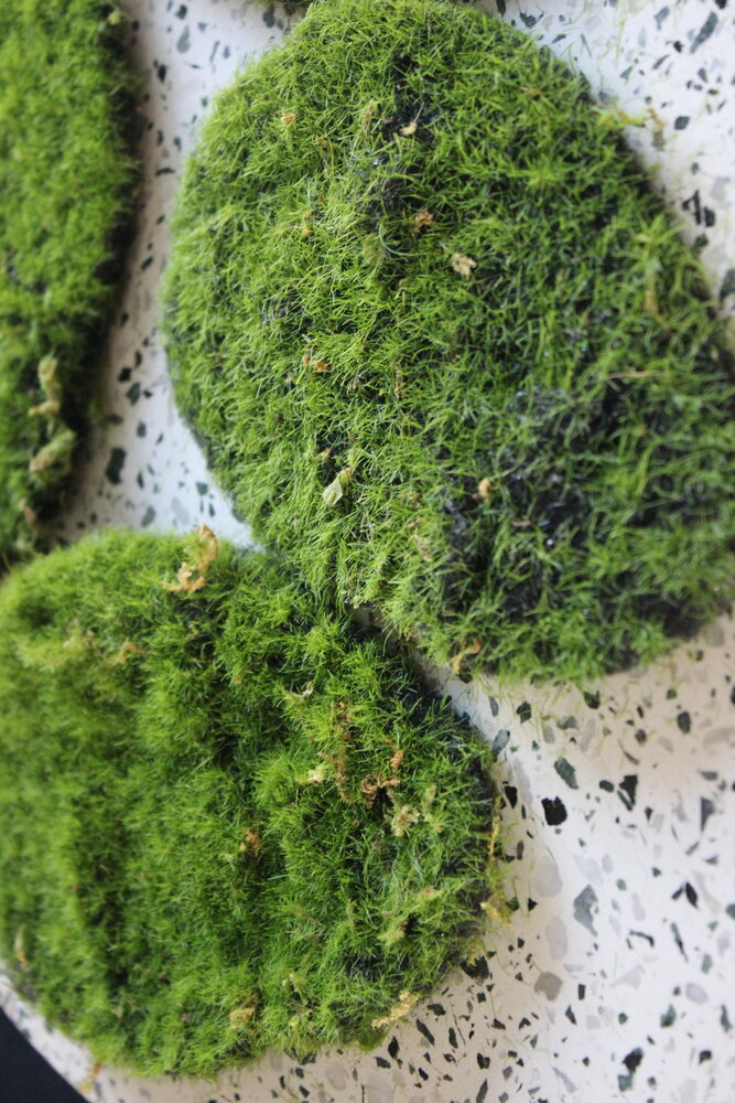 Zijden kunstbloem Kunstmos - 4 Bolletjes Zijden kunstbloem Kunstmos - 4 Bolletjes