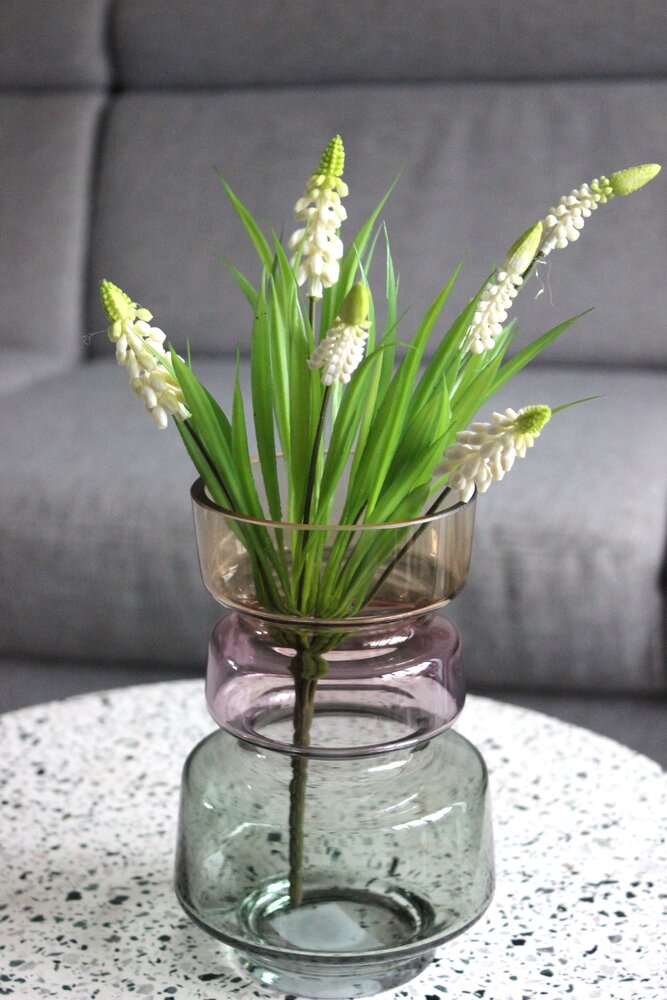 Kunstbloem witte druifjes