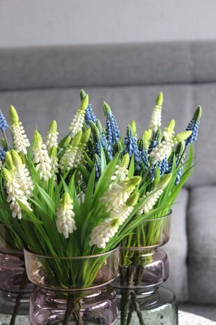 Kunstbloem witte druifjes