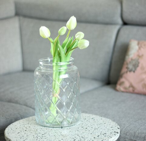 Zijden kunstbloemen boeket Triumph Tulpen Zijden kunstbloemen boeket Triumph Tulpen