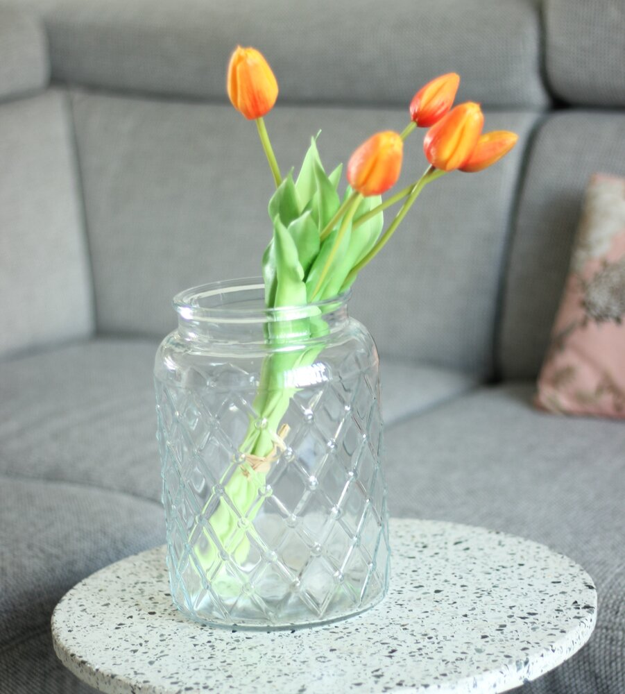 Zijden kunstbloemen boeket Triumph Tulpen Zijden kunstbloemen boeket Triumph Tulpen