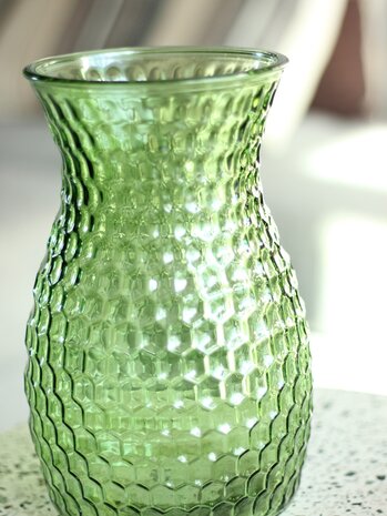 Vaas Verde Groen - Geschikt voor kunstbloemen - 25 cm Vaas Verde Groen - Geschikt voor kunstbloemen - 25 cm