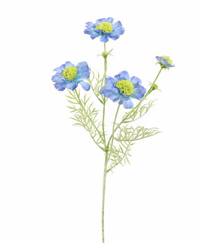 Kunstbloem scabiosa
