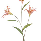 Kunstbloem Koraal Lelie Kunstbloem Koraal Lelie