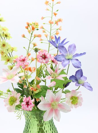 Zijden kunstbloemen boeket Zomers geplukt Zijden kunstbloemen boeket Zomers geplukt