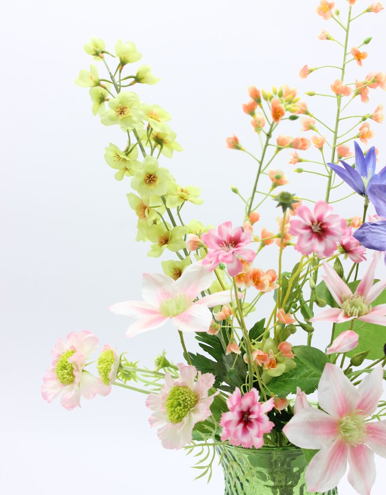 Zijden kunstbloemen boeket Zomers geplukt Zijden kunstbloemen boeket Zomers geplukt