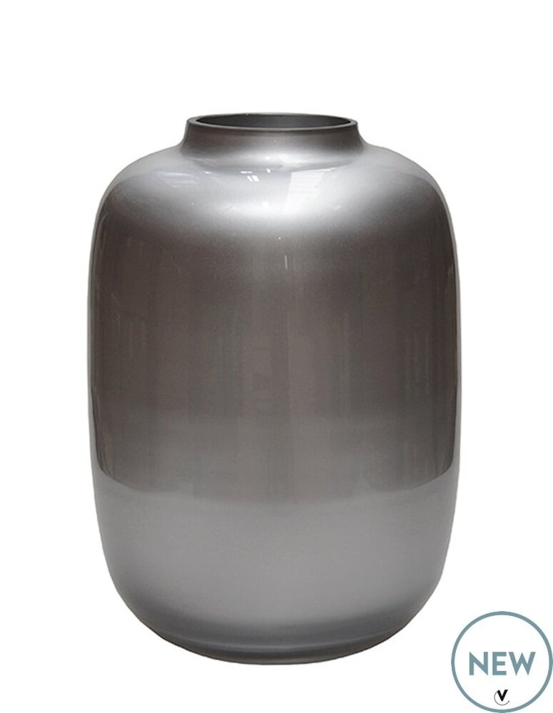 Vase of the world Vaas Zilver 25 cm
