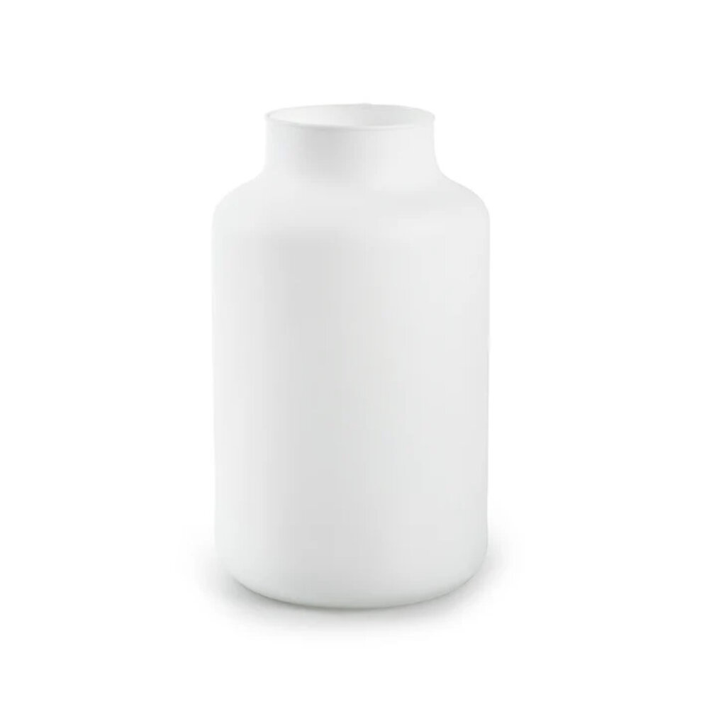 Vaas Wit - Geschikt voor kunstbloemen - 25 cm