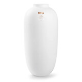 Vaas Glas Mat Wit 40 cm Vaas Glas Mat Wit 40 cm