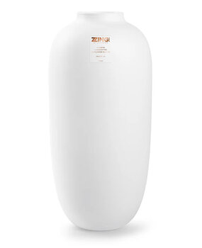 Vaas Glas Mat Wit 40 cm Vaas Glas Mat Wit 40 cm