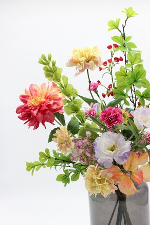 Zijden kunstbloemen boeket Bont Geschikt Zijden kunstbloemen boeket Bont Geschikt