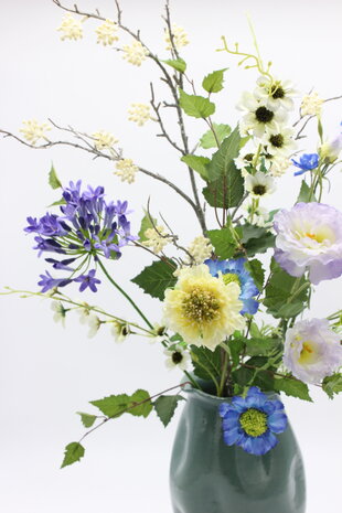 Zijden kunstbloemen boeket Natuurlijk Geplukt