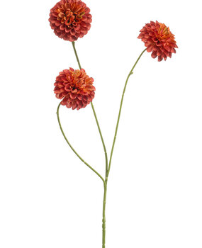 Kunstbloem Dahlia Pompom