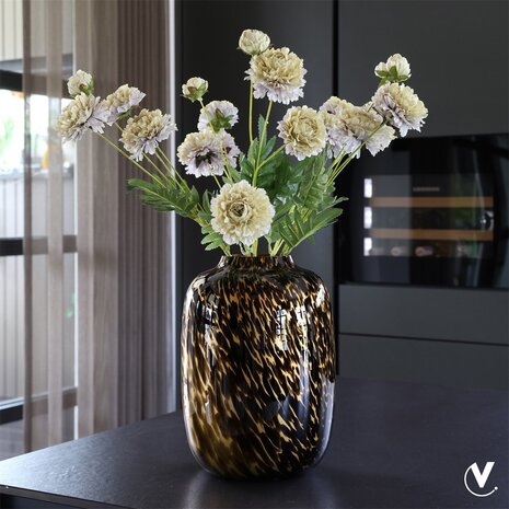 Vase of the world Vaas Artic Oud Goud S - Geschikt voor kunstbloemen - 29 cm