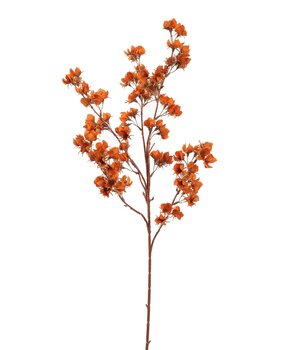 Kunstbloem flower tak oranje Kunstbloem flower tak oranje